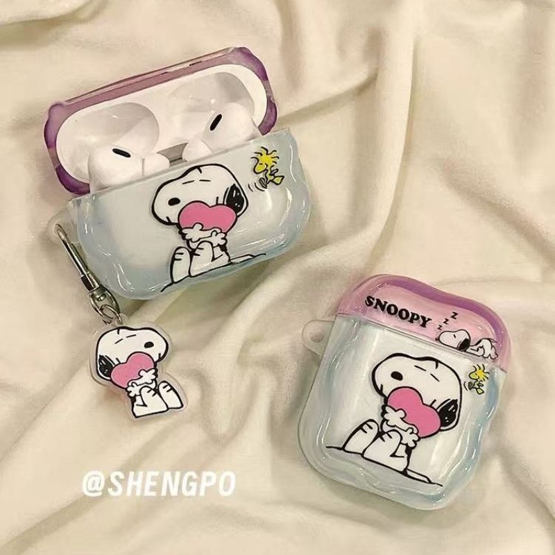 Bluetooth Headset On Ear - 애니메이션 스누피 헤드셋 케이스는 Airpodspro2 세대