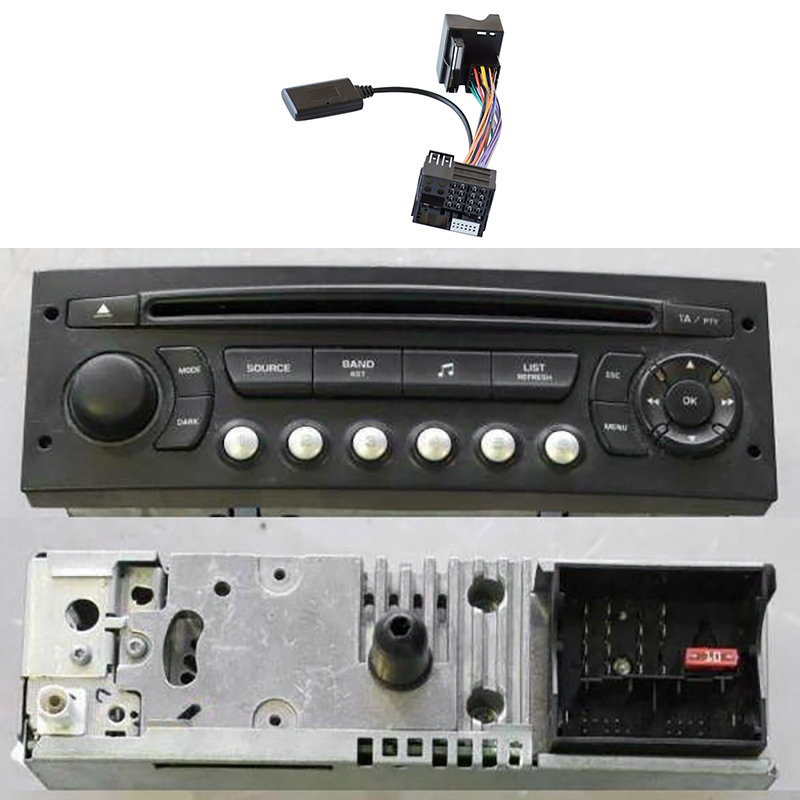 Bluetooth Adapter Receiver - 푸조 시트로엥 C2 C5 RD45 RD4