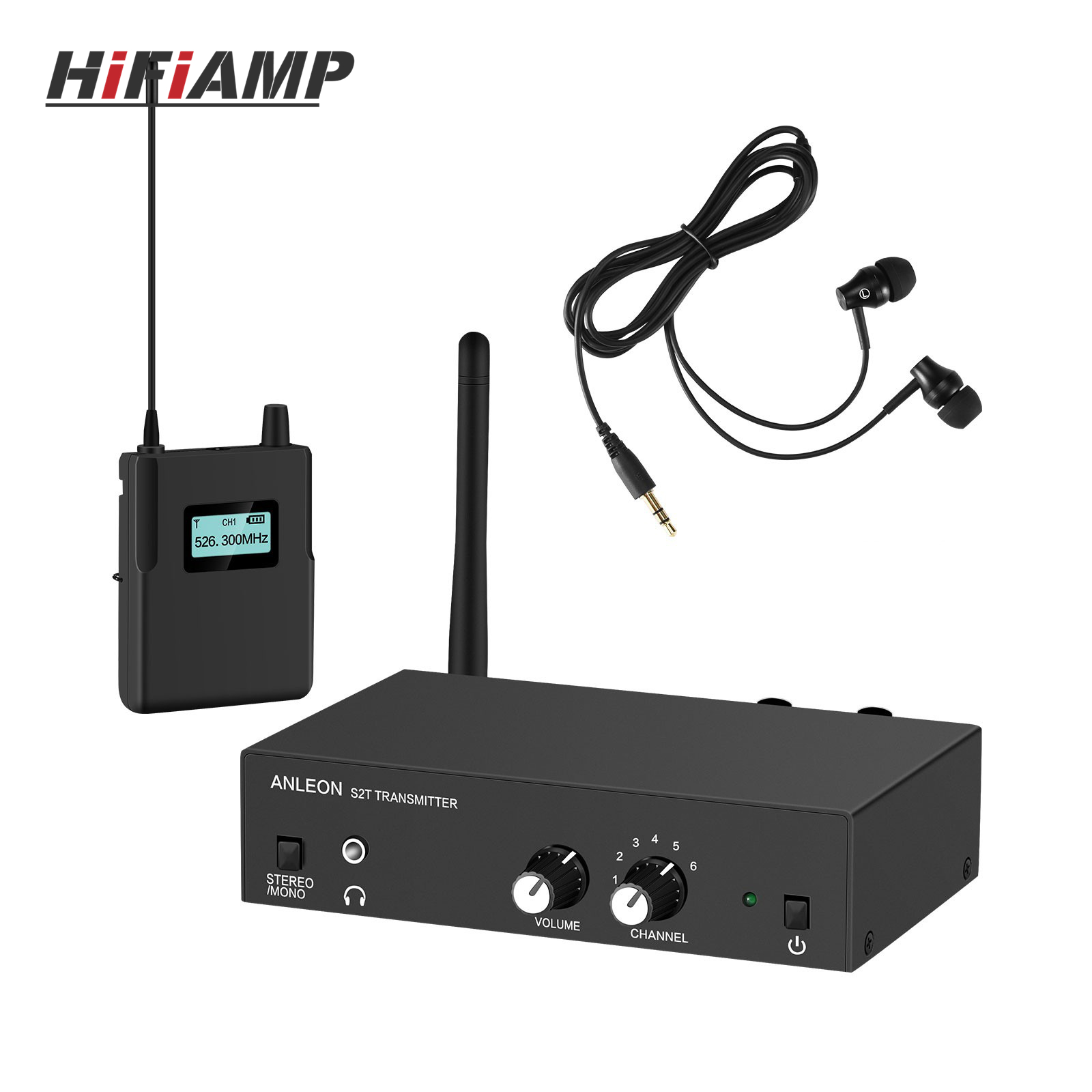 In Ear Monitor Iem - ANLEON S2 526-535MHz/561-568MHz/670-680MHz 인이어 모니터 시스템