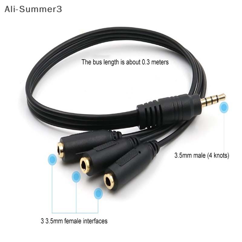 3.5mm 3웨이 포트 AUX 멀티 헤드폰 이어폰 오디 - Earphone Splitter Jack 리뷰 및 가격