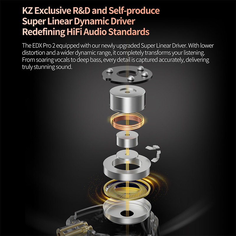 KZ EDX Pro 2 울트라-리니어 다이나믹 드라이버 - In Ear Monitor Iem 리뷰 및 가격