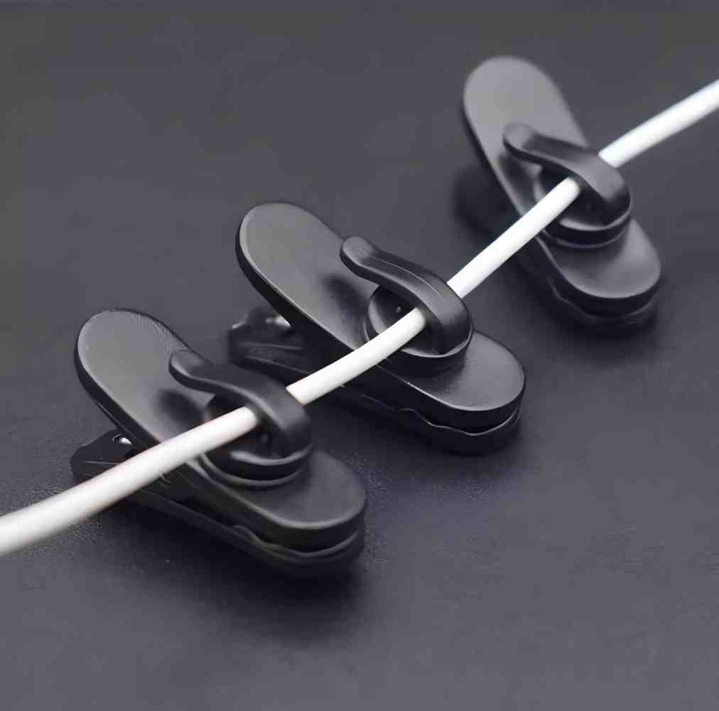 회전식 이어폰 케이블 클립 10개 - 고밀도 내구성 플 - Headphone Stand Desk 리뷰 및 가격