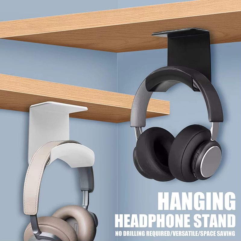 범용 헤드폰 스탠드 접착식 플라스틱 벽걸이형 헤드셋 거 - Headphone Stand Desk 리뷰 및 가격