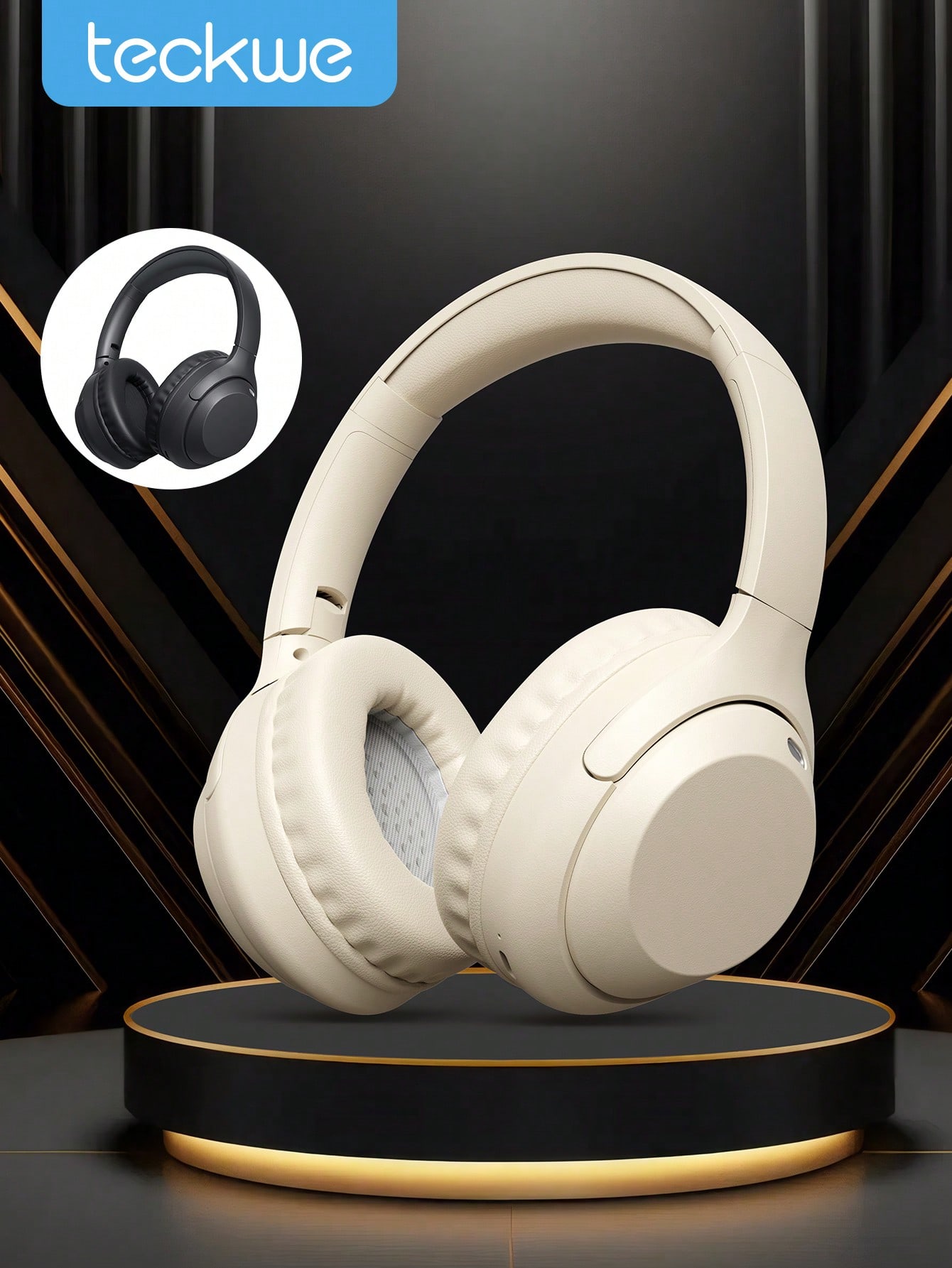 Teckwe 신형 무선 오버이어 헤드폰, 신축성 있는  - Usb C Earphone 리뷰 및 가격