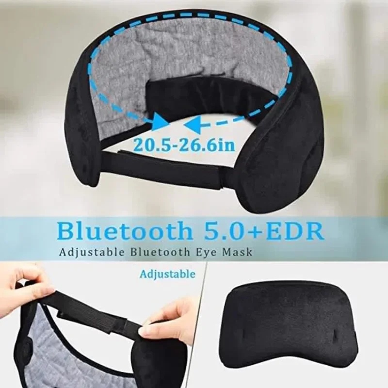 3D 아이 마스크 블루투스 헤드폰 음악 수면 헤드밴드  - Bluetooth Headset On Ear 리뷰 및 가격