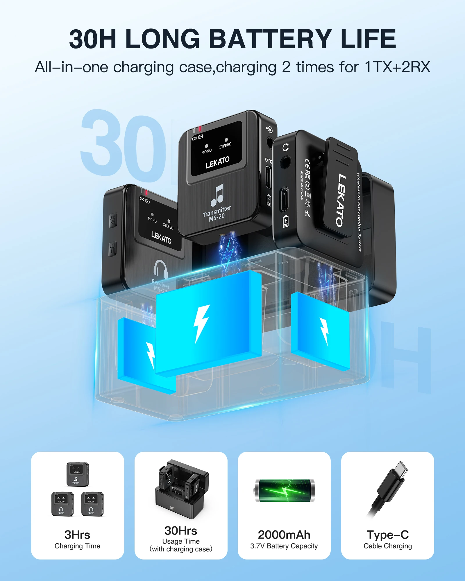 레카토 무선 인이어 모니터 MS-20 충전식 IEM 시 - In Ear Monitor Iem 리뷰 및 가격