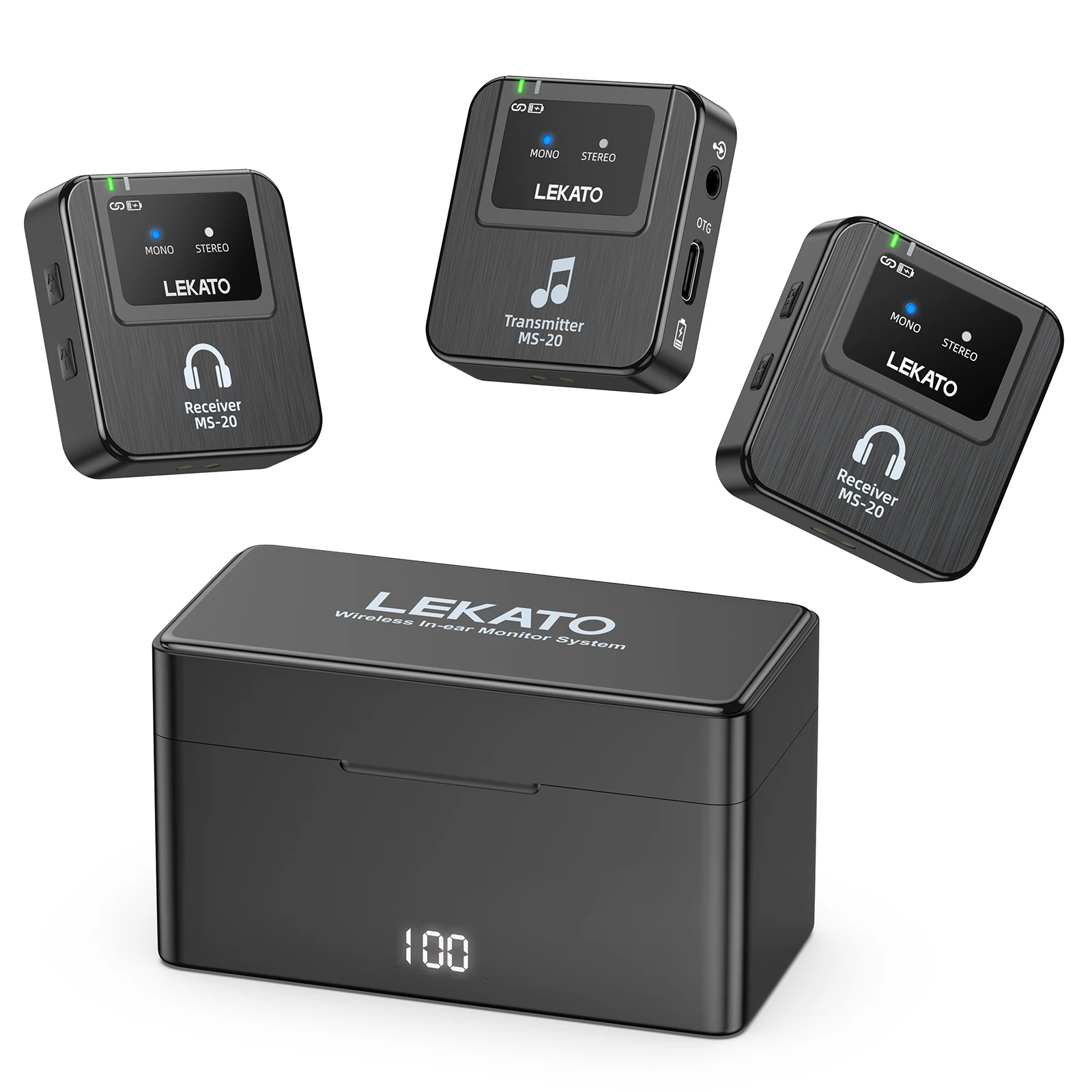 레카토 무선 인이어 모니터 MS-20 충전식 IEM 시 - In Ear Monitor Iem 리뷰 및 가격