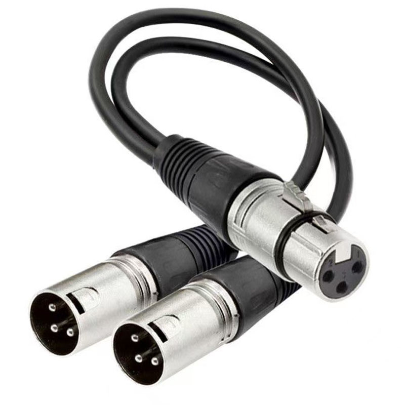 XLR 스플리터 케이블 3핀 암컷에서 듀얼 수컷 Y 어 - Audio Splitter Y 리뷰 및 가격