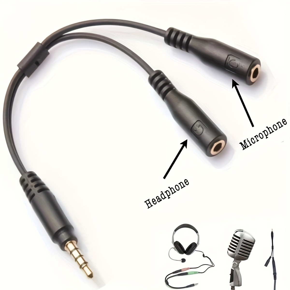 3.5mm 스테레오 오디오 1남성 - 2여성 헤드폰 마 - Audio Splitter Y 리뷰 및 가격