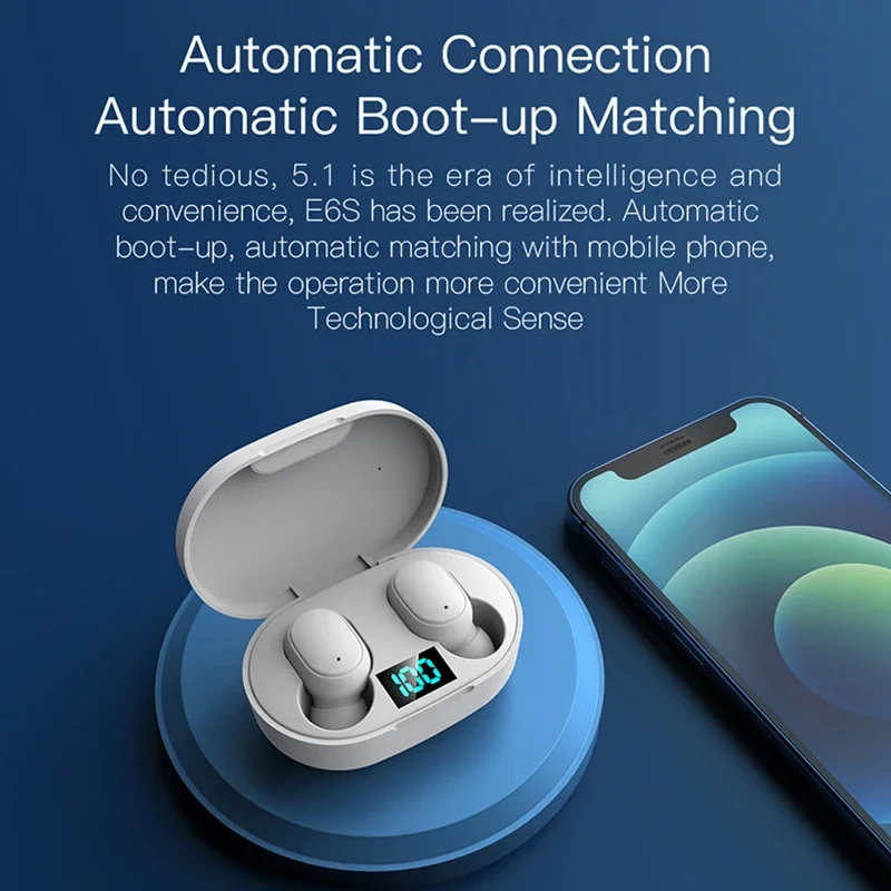 2026년 히트 상품 TWS E6S 폰 블루투스 이어폰 - Bluetooth Headset On Ear 리뷰 및 가격