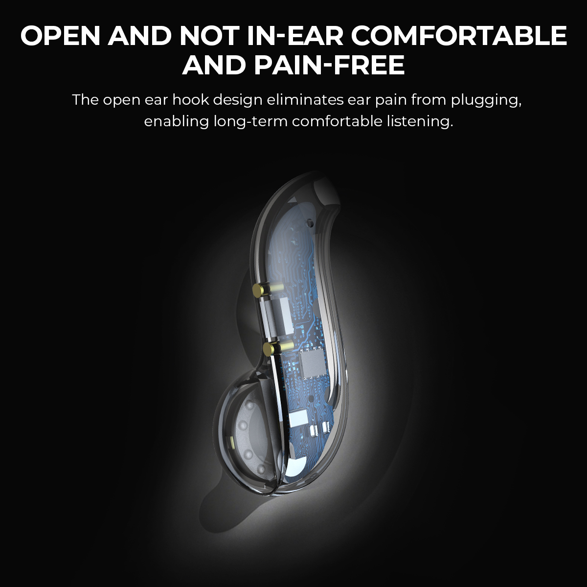 오픈 이어 블루투스 헤드폰 HTC 30시간 재생 무선  - Earbuds Charging Case 리뷰 및 가격