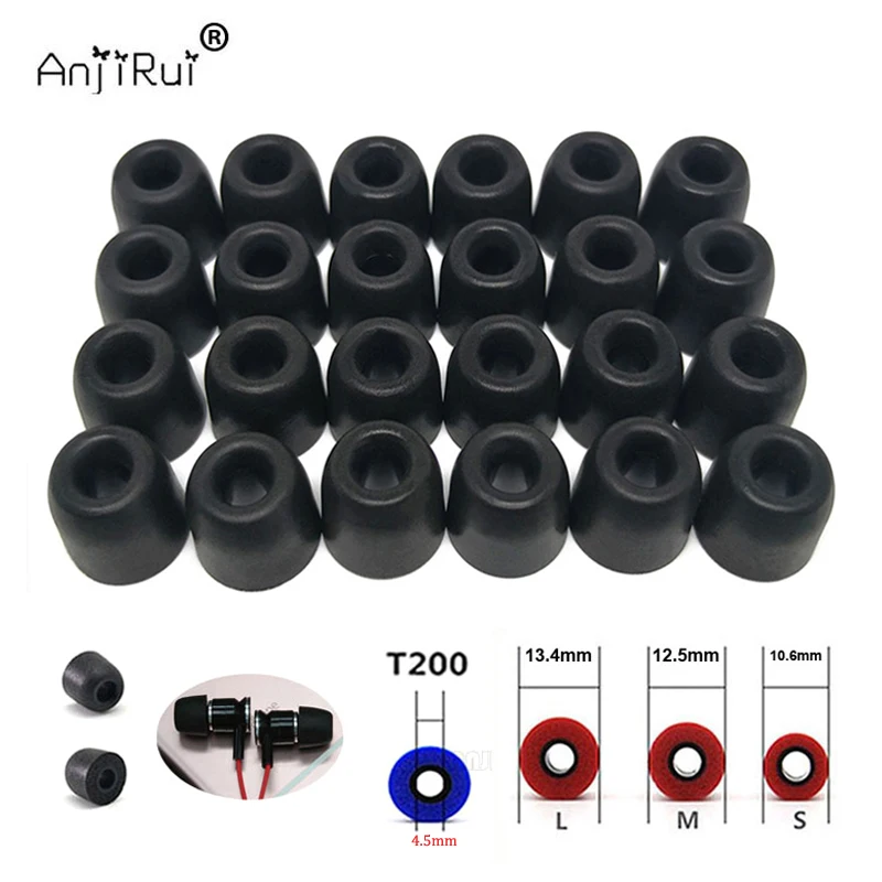 12쌍 ANJIRUI 인이어 이어폰용 메모리 폼 이어  - Earphone Foam Tip 리뷰 및 가격