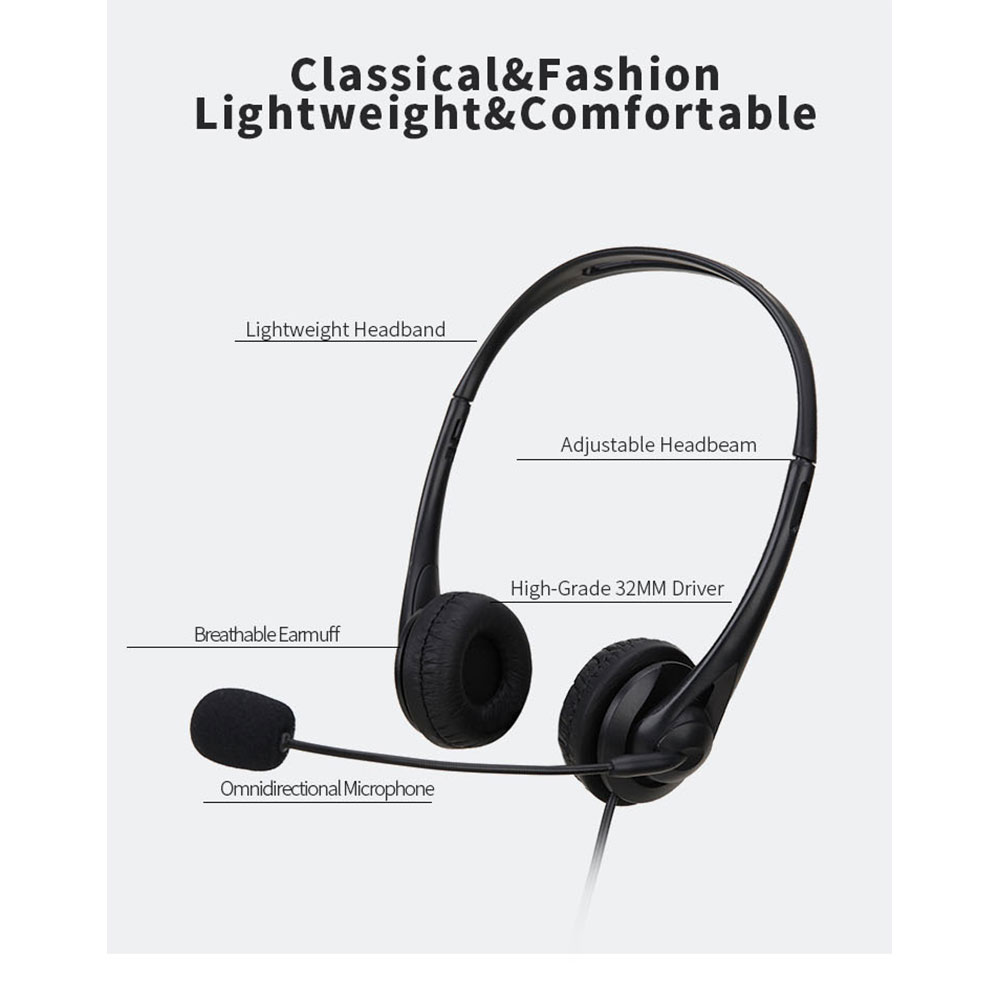 소음 제거 마이크가 장착된 3.5mm/USB 컴퓨터 헤 - Audiophile Headphone Wired 리뷰 및 가격