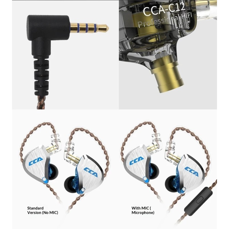 CCA C12 이어폰 하이파이 오디오파일급 DIY 하이 - Audiophile Headphone Wired 리뷰 및 가격