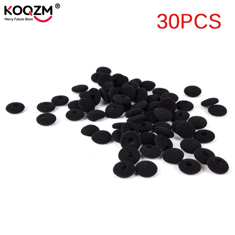 30 개 스폰지 커버 팁 블랙 소프트 폼 이어버드 헤드 - Earphone Foam Tip 리뷰 및 가격